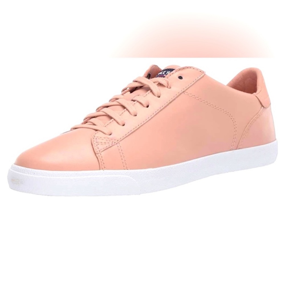 COLE HAAN TRAFTON CLUBCOURT II-Pink Leather-Classic court inspired